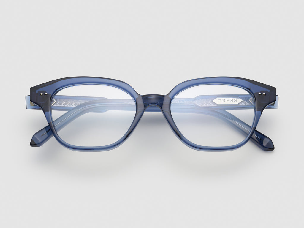The Hall Optical Blue Crystal / Silver - TI002 #color_blue-crystal-silver-ti002