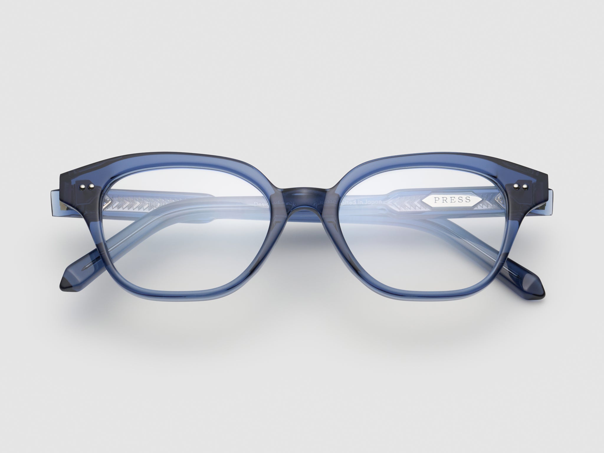 The Hall Optical Blue Crystal / Silver - TI002 #color_blue-crystal-silver-ti002