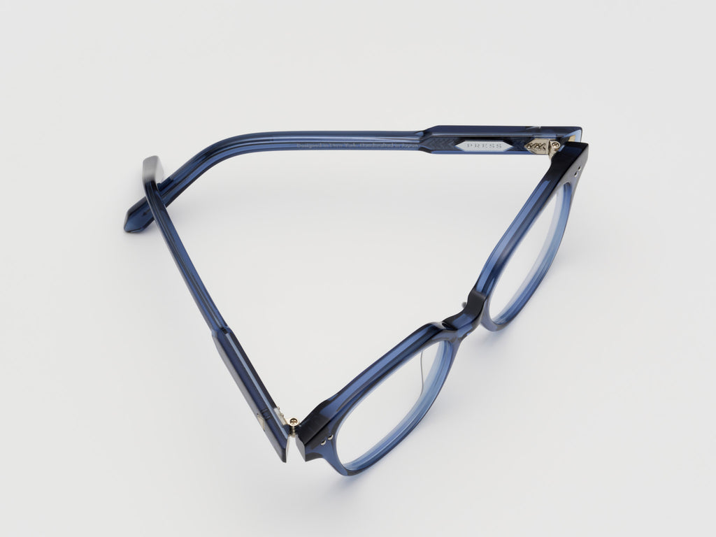 The Hall Optical Blue Crystal / Silver - TI002 #color_blue-crystal-silver-ti002