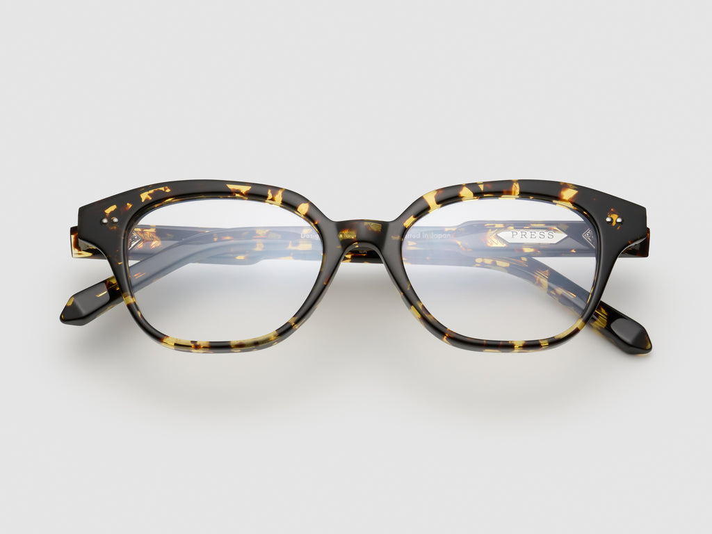 The Hall Optical Tokyo Tortoise / Silver - TI003 #color_tokyo-tortoise-silver-ti003