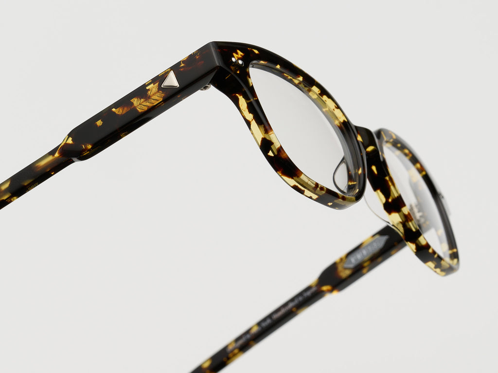 The Hall Optical Tokyo Tortoise / Silver - TI003 #color_tokyo-tortoise-silver-ti003