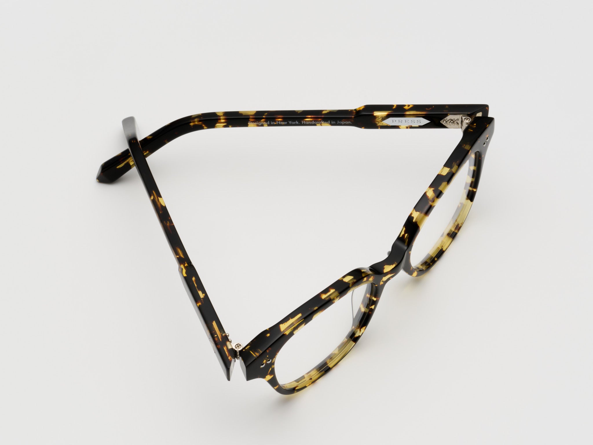 The Hall Optical Tokyo Tortoise / Silver - TI003 #color_tokyo-tortoise-silver-ti003