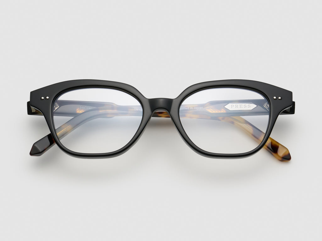 The Hall Optical Black Tortoise / Silver - TI015 #color_black-tortoise-silver-ti015