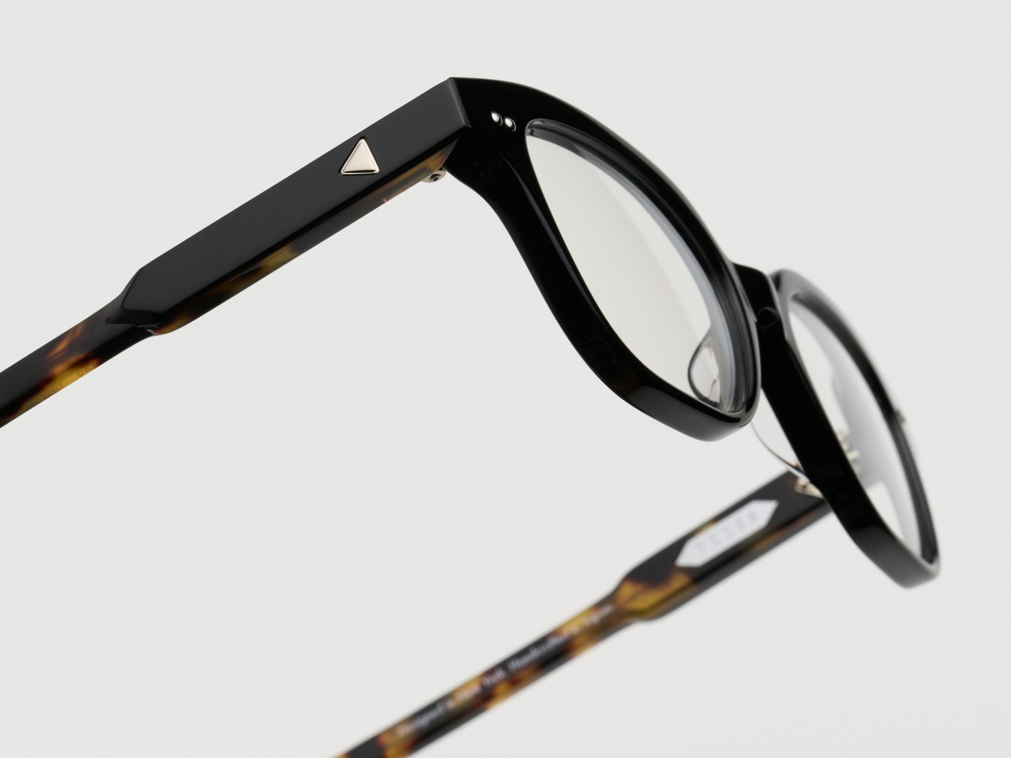 The Hall Optical Black Tortoise / Silver - TI015 #color_black-tortoise-silver-ti015