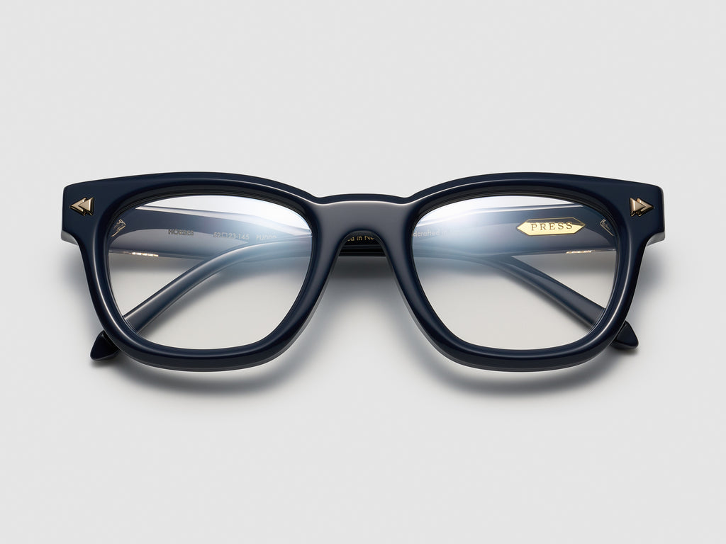 Horses Optical Blue - PU009 #color_blue-pu009