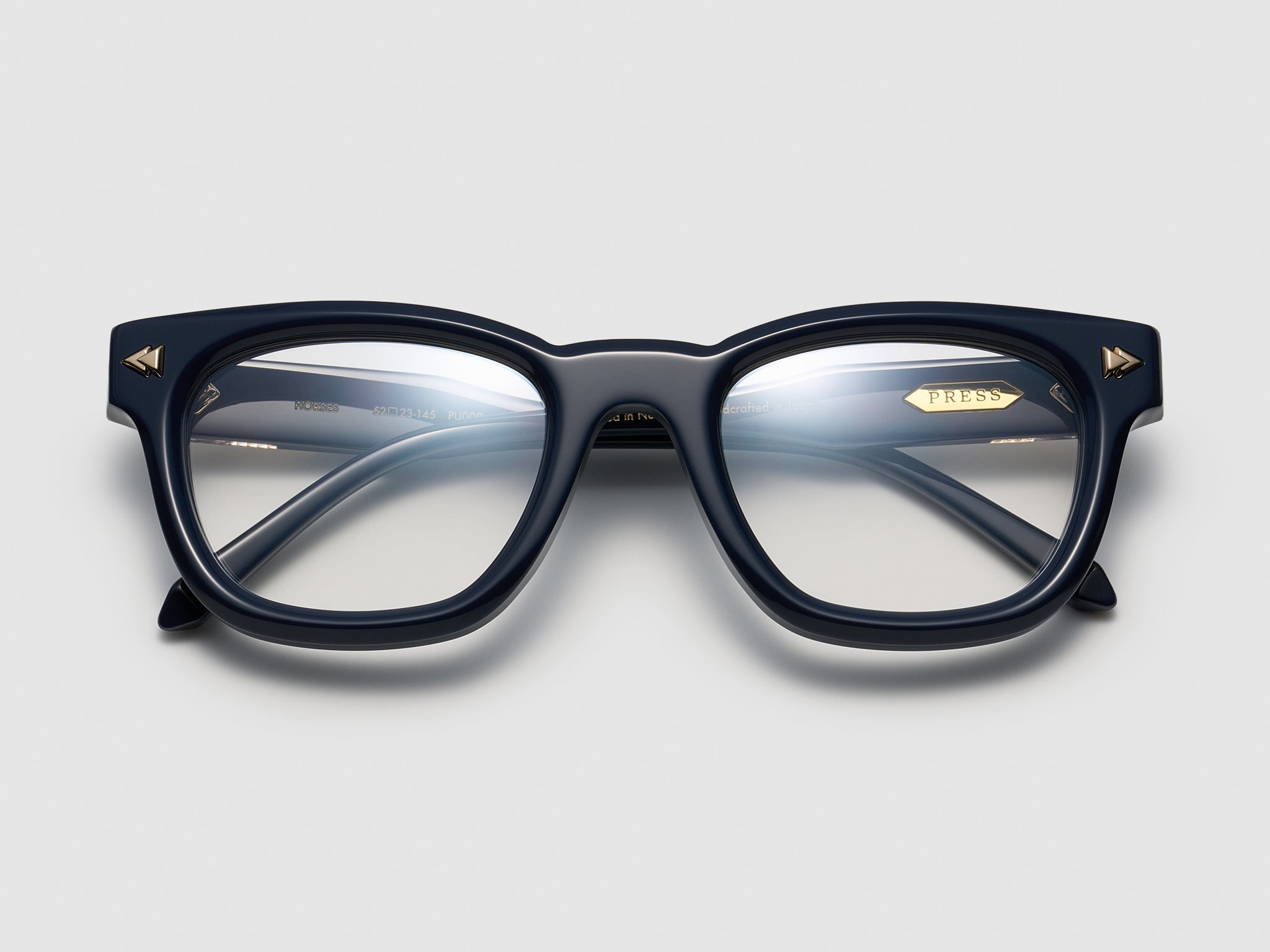 Horses Optical Blue - PU009 #color_blue-pu009