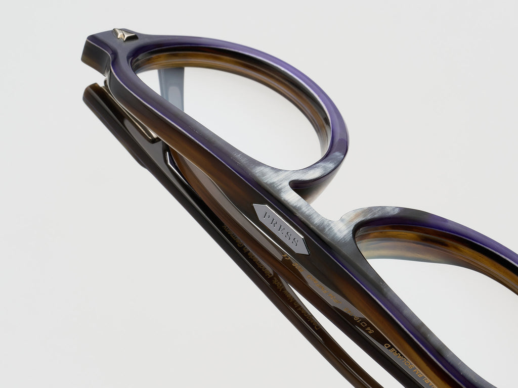 Harlem Square Horn Purple Oak - JP034 #color_purple-oak-jp034