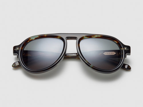 Harlem Square Noir / Silver - PU005 #color_noir-silver-pu005