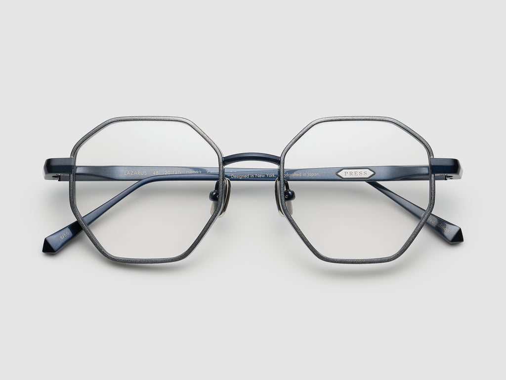 Lazarus Gold Leaf Optical Navy Platinum Leaf - DR023 #color_navy-platinum-leaf-dr023