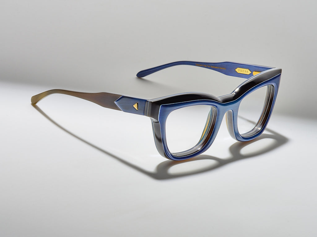 Lioness Horn Cobalt / Brown - JP012 #color_cobalt-brown-jp012