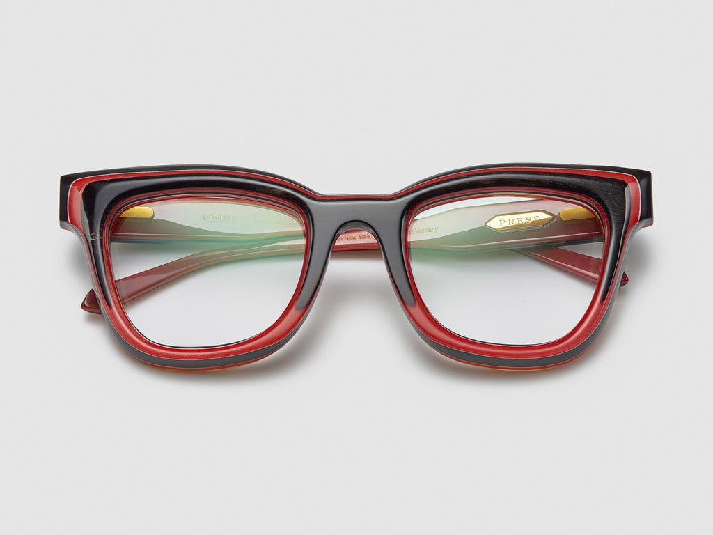 Lioness Horn Black Red Fade - JP022 #color_black-red-fade-jp022