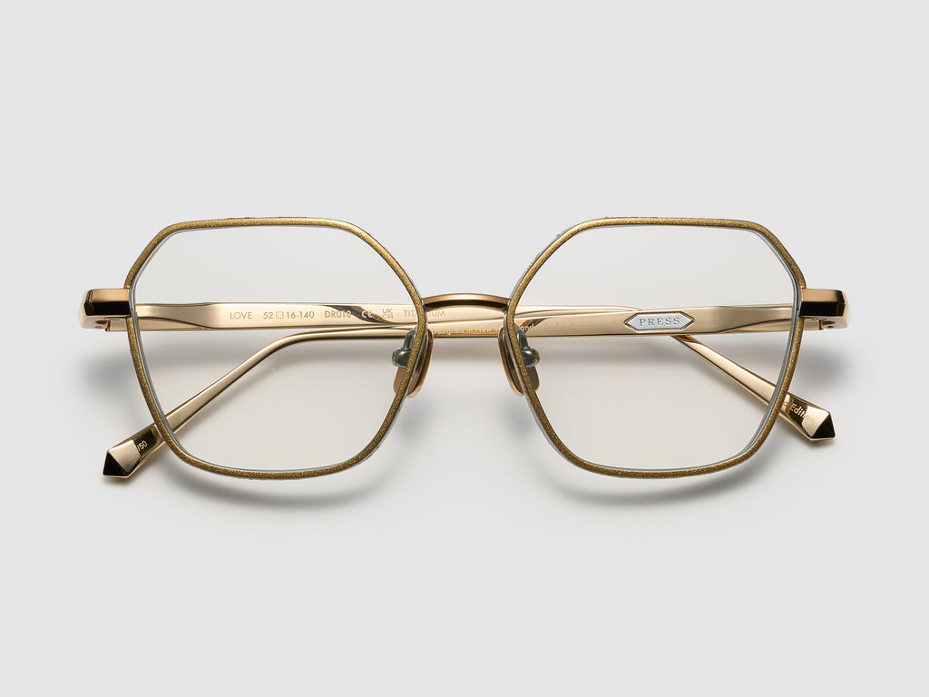 Love Gold Leaf Optical Nassau Gold Leaf - DR018 #color_nassau-gold-leaf-dr018