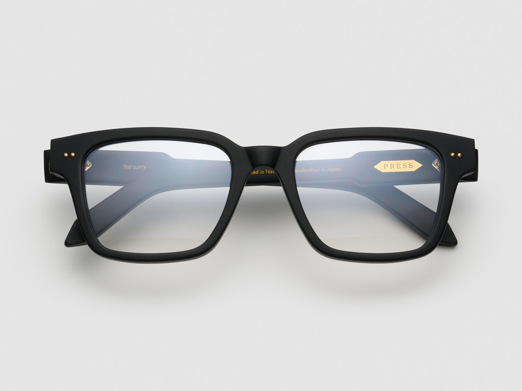 The Lufty Optical Matte Black / Gold - TI001 #color_matte-black-gold-ti001