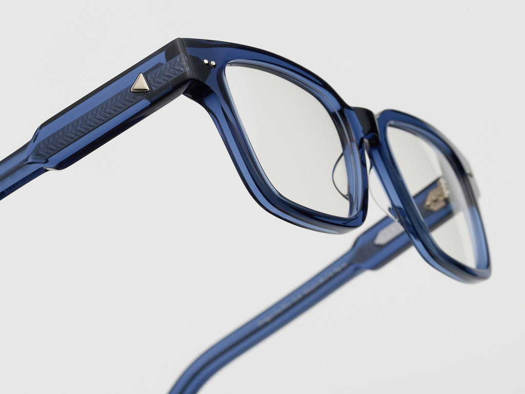 The Lufty Optical Blue Crystal / Silver - TI002 #color_blue-crystal-silver-ti002