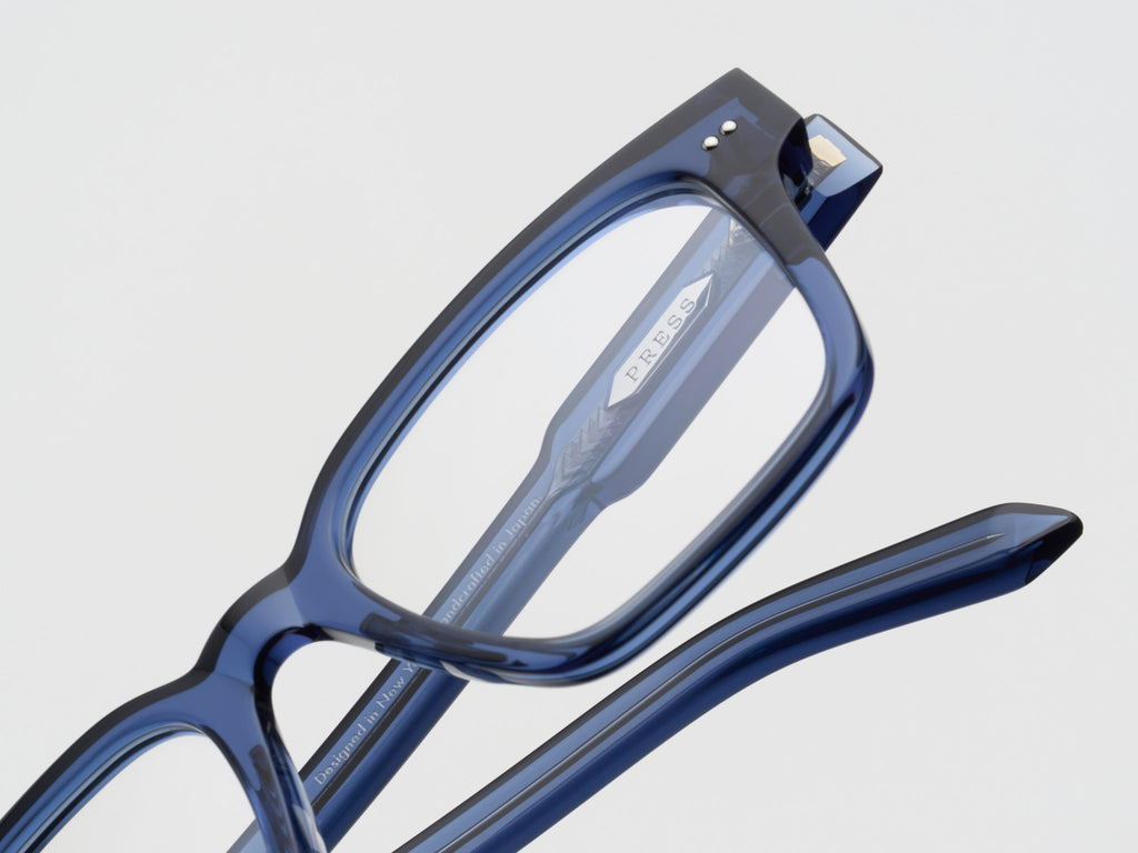 The Lufty Optical Blue Crystal / Silver - TI002 #color_blue-crystal-silver-ti002