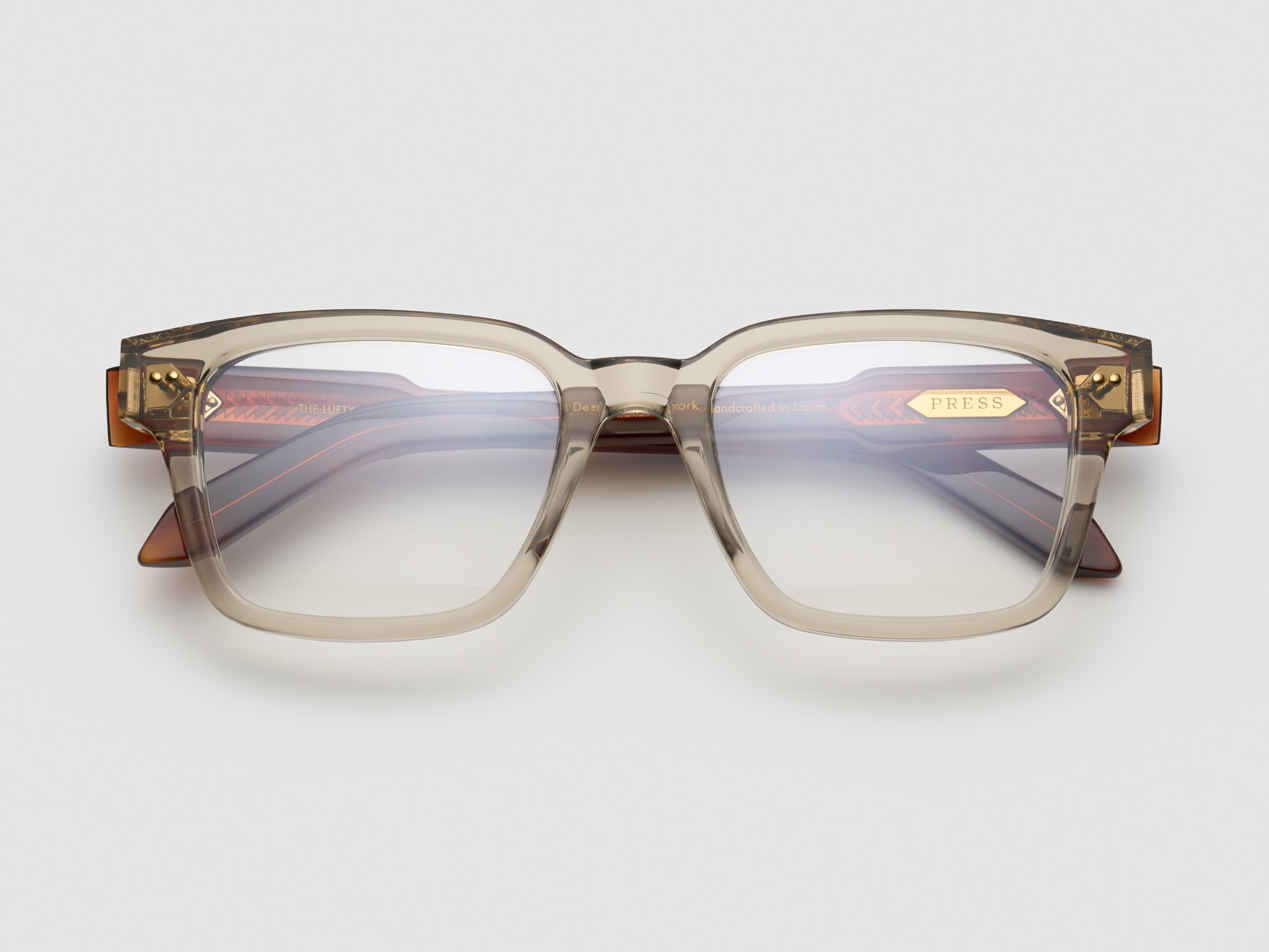 The Lufty Optical Champagne Demi / Gold - TI013 #color_champagne-demi-gold-ti013