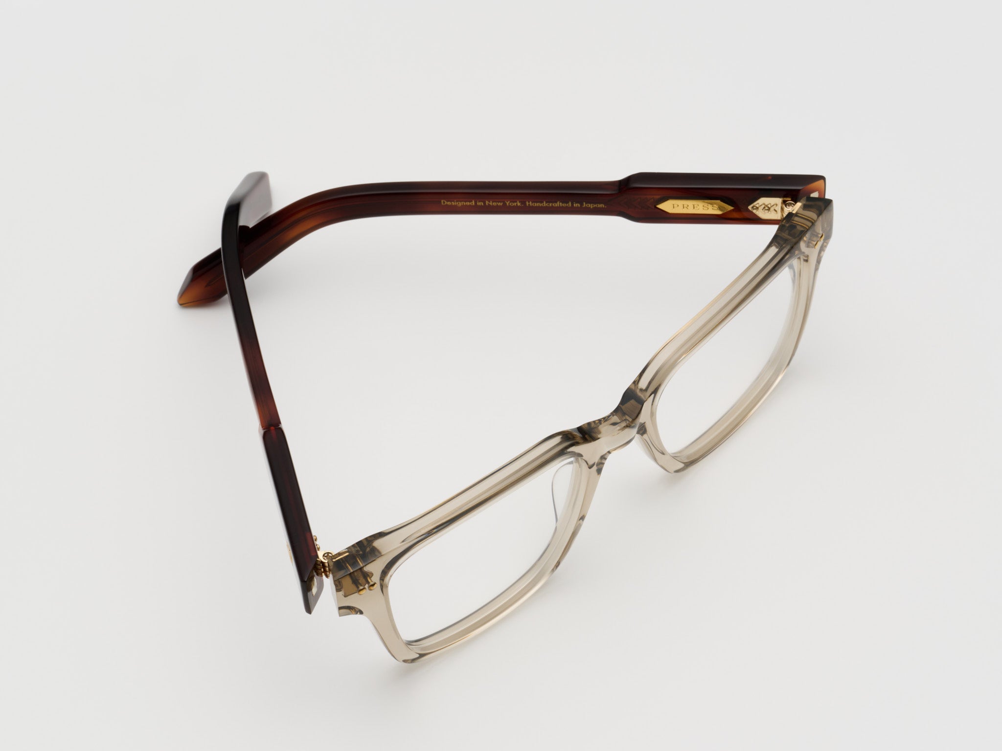The Lufty Optical Champagne Demi / Gold - TI013 #color_champagne-demi-gold-ti013