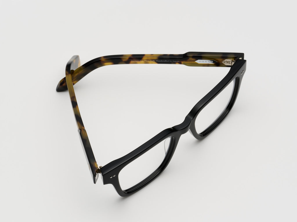 The Lufty Optical Black Tortoise / Silver - TI015 #color_black-tortoise-silver-ti015