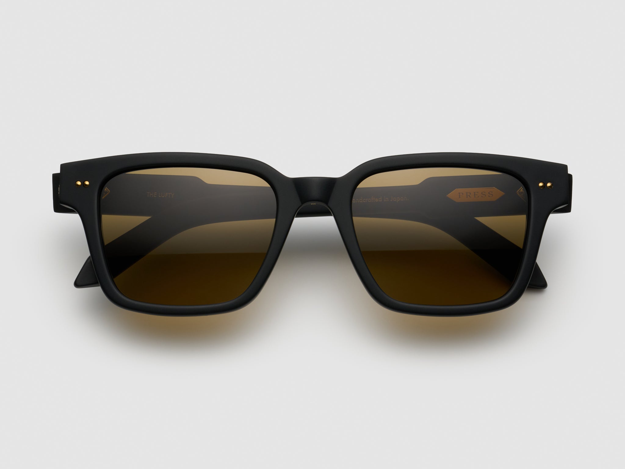 The Lufty Matte Black / Gold - TI001 #color_matte-black-gold-ti001