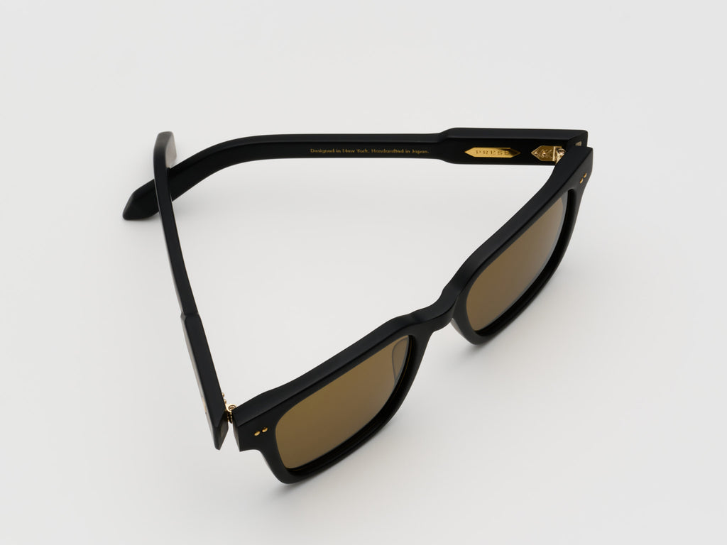 The Lufty Matte Black / Gold - TI001 #color_matte-black-gold-ti001