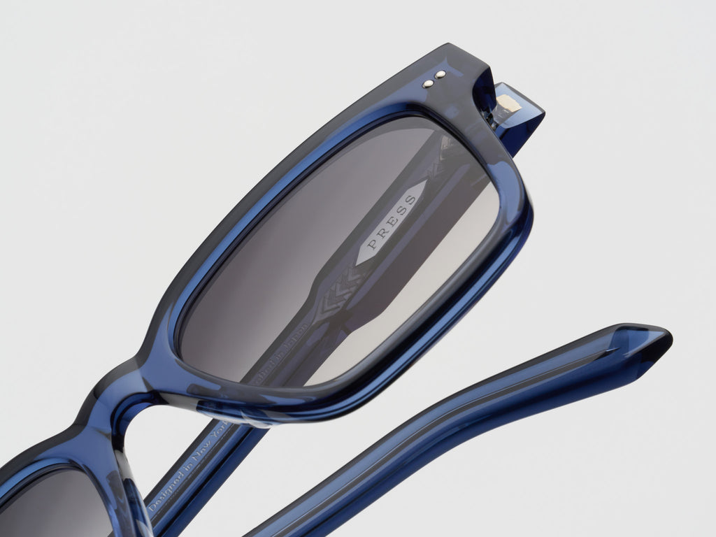 The Lufty Blue Crystal / Silver - TI002 #color_blue-crystal-silver-ti002