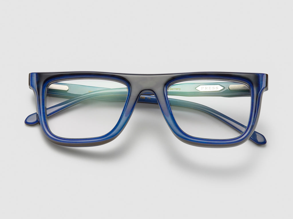 Mamba Horn Tortoise Blue Fade - JP023 #color_tortoise-blue-fade-jp023