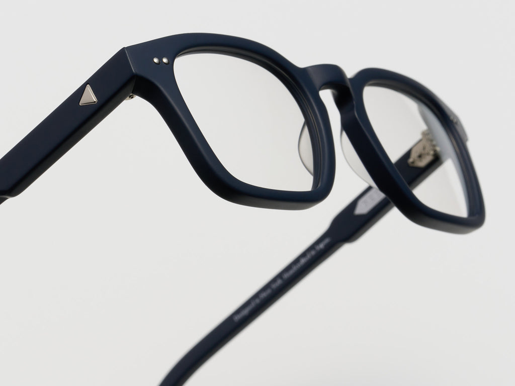The Panther Optical Matte Navy / Silver - TI014 #color_matte-navy-silver-ti014