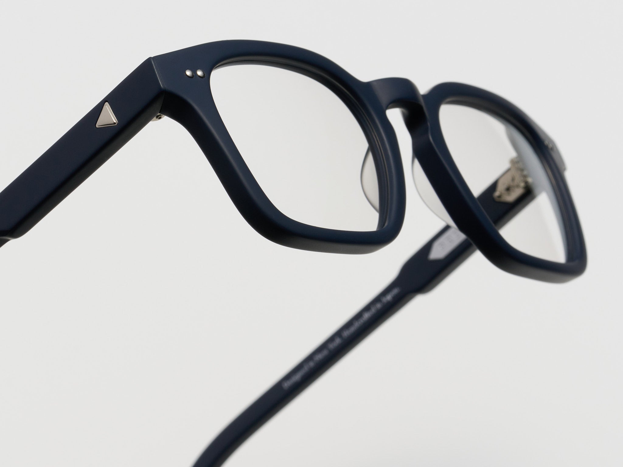 The Panther Optical Matte Navy / Silver - TI014 #color_matte-navy-silver-ti014