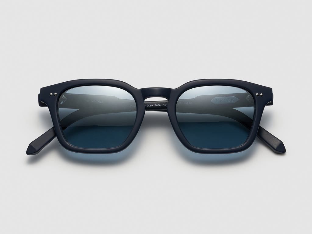 The Panther Matte Navy / Silver - TI014 #color_matte-navy-silver-ti014