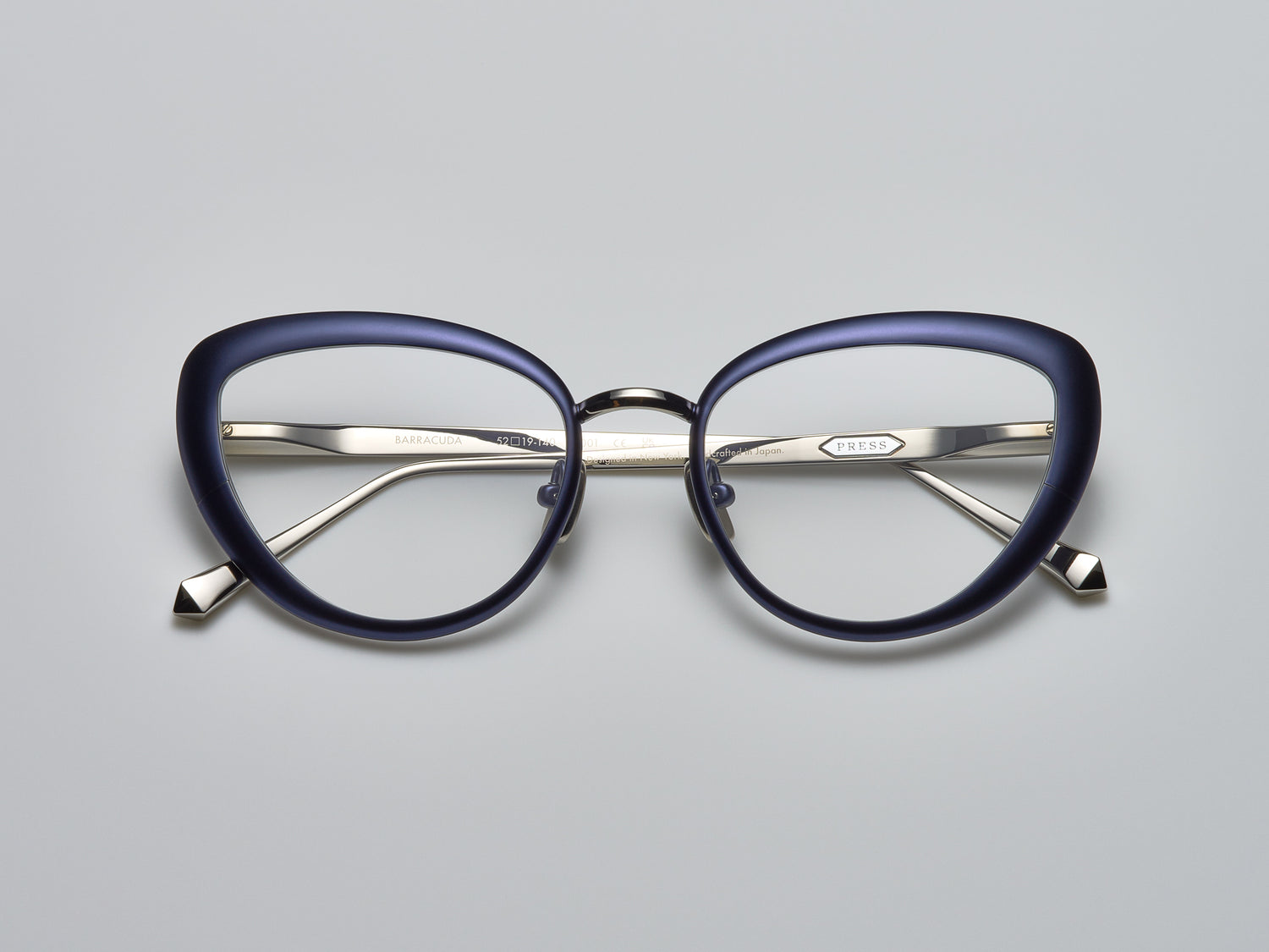 Barracuda Optical Matte Navy / Platinum - ST001 