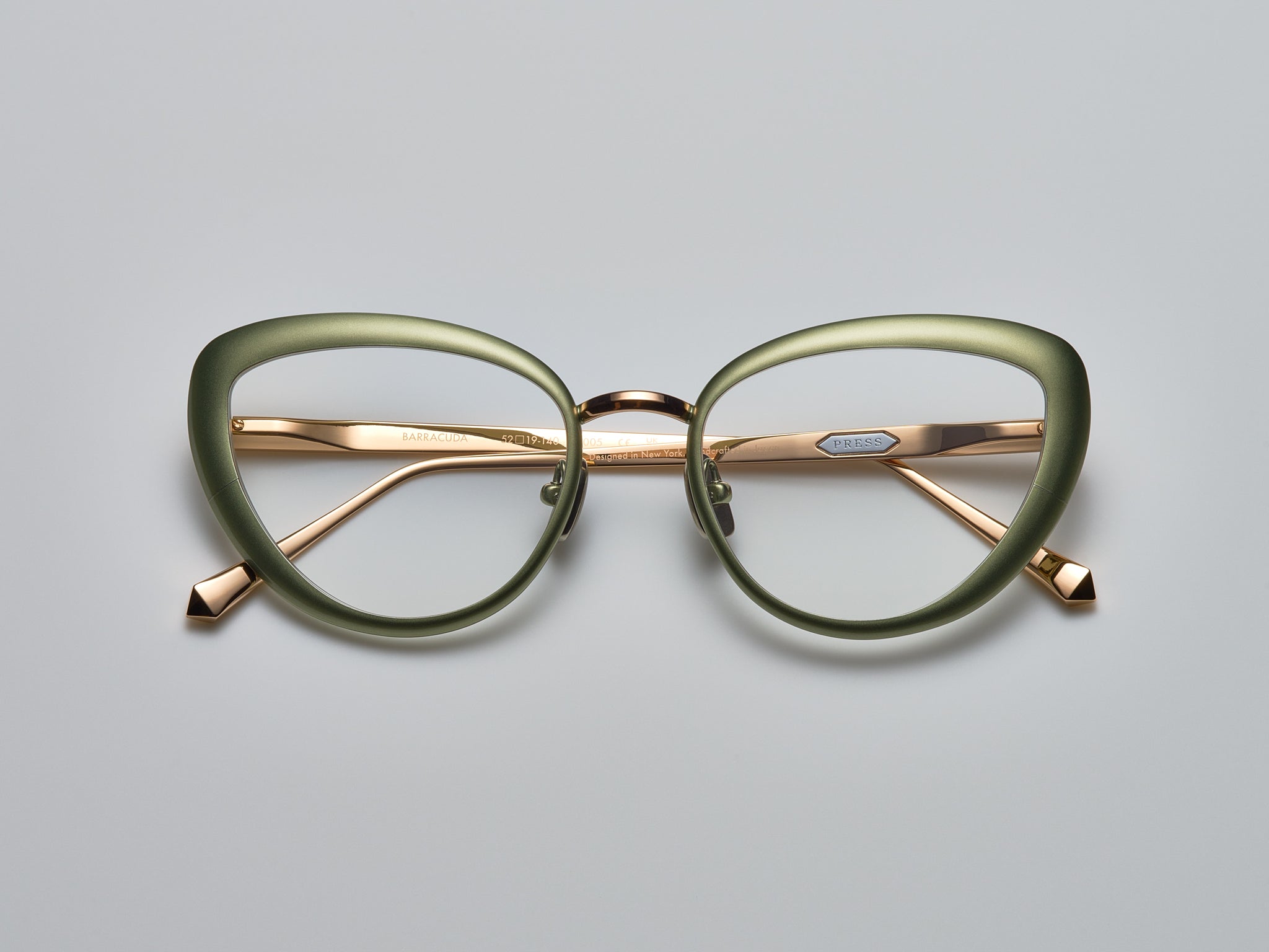 Barracuda Optical Matte Cascade Green / Shiny Rose Gold - ST005 