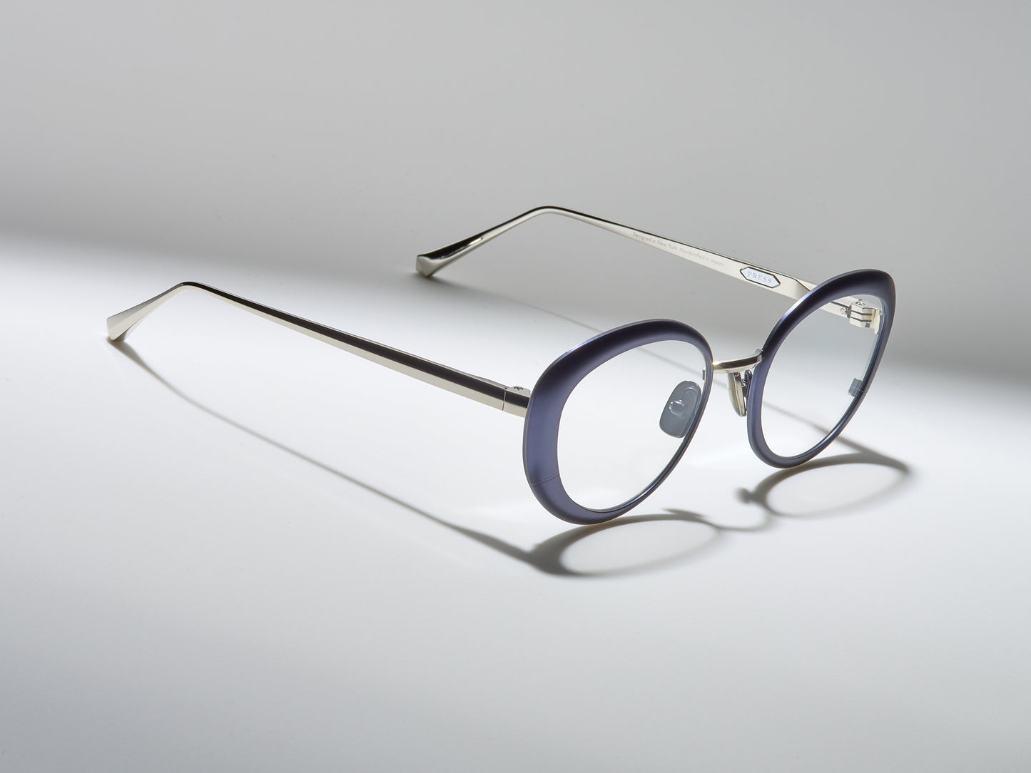 Bel Air Optical Matte Navy / Platinum - ST001 #color_matte-navy-platinum-st001
