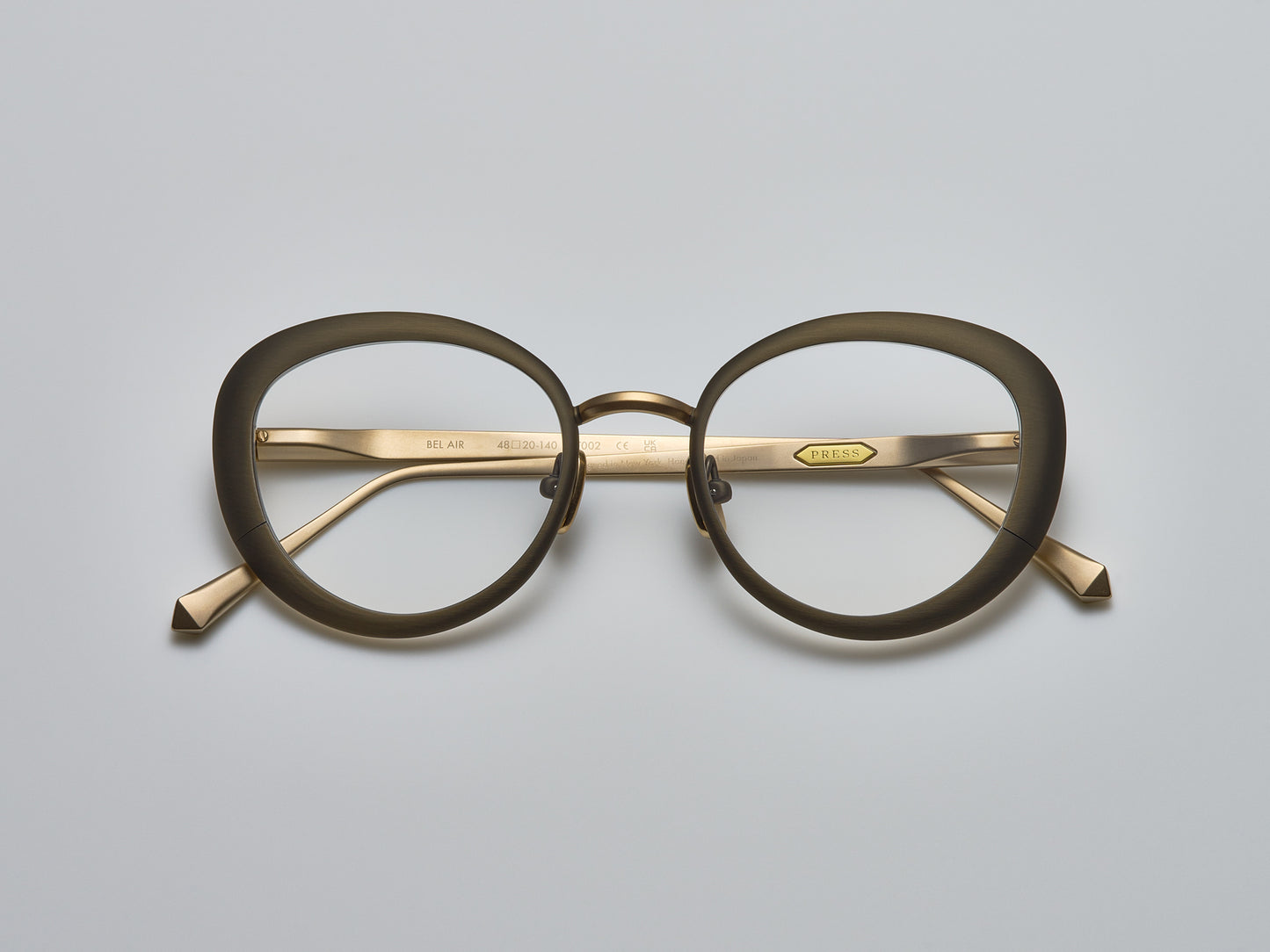 Bel Air Optical Antique Gold / Matte Gold - ST002 #color_antique-gold-matte-gold-st002