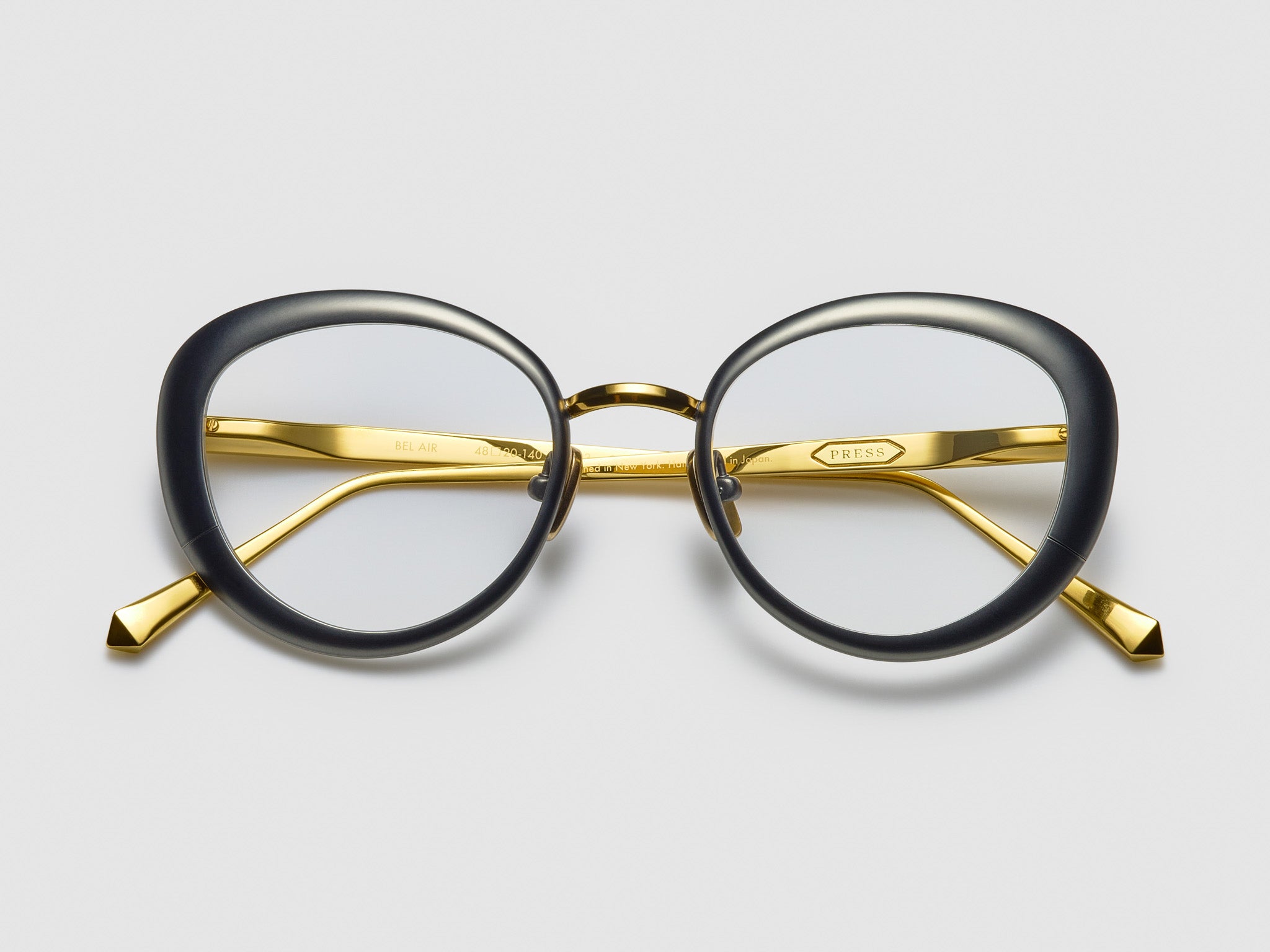 Bel Air Optical Ruthenium / Gold - ST003 #color_ruthenium-gold-st003