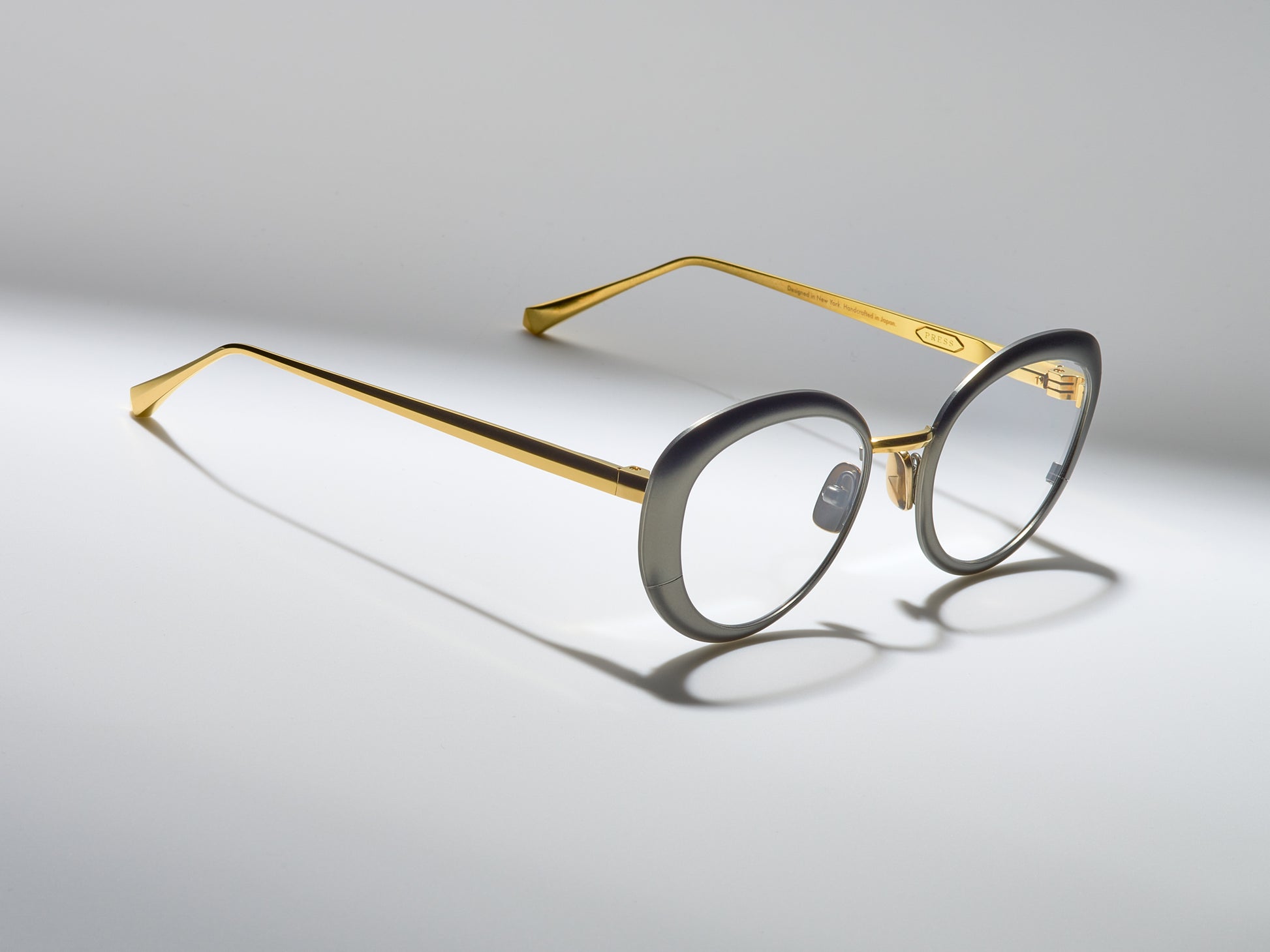Bel Air Optical Matte Ruthenium / Shiny Gold - ST003 #color_matte-ruthenium-shiny-gold-st003