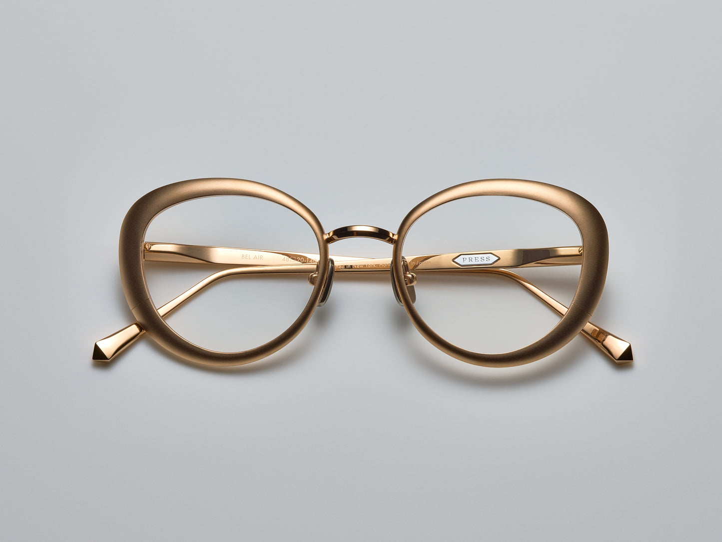 Bel Air Optical Matte Rose Gold / Shiny Rose Gold - ST004 #color_matte-rose-gold-shiny-rose-gold-st004