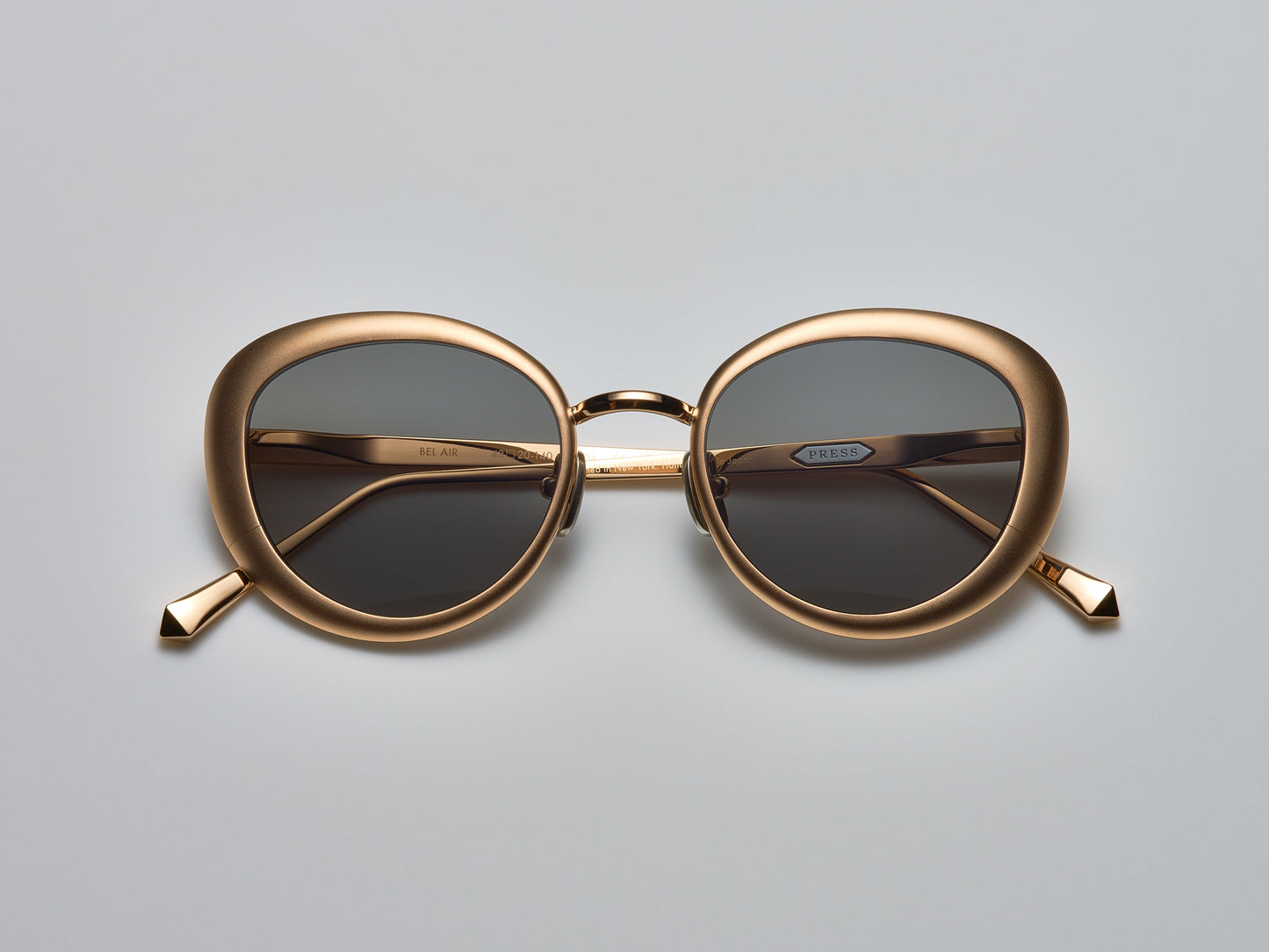 Bel Air Matte Rose Gold / Shiny Rose Gold - ST004 #color_matte-rose-gold-shiny-rose-gold-st004