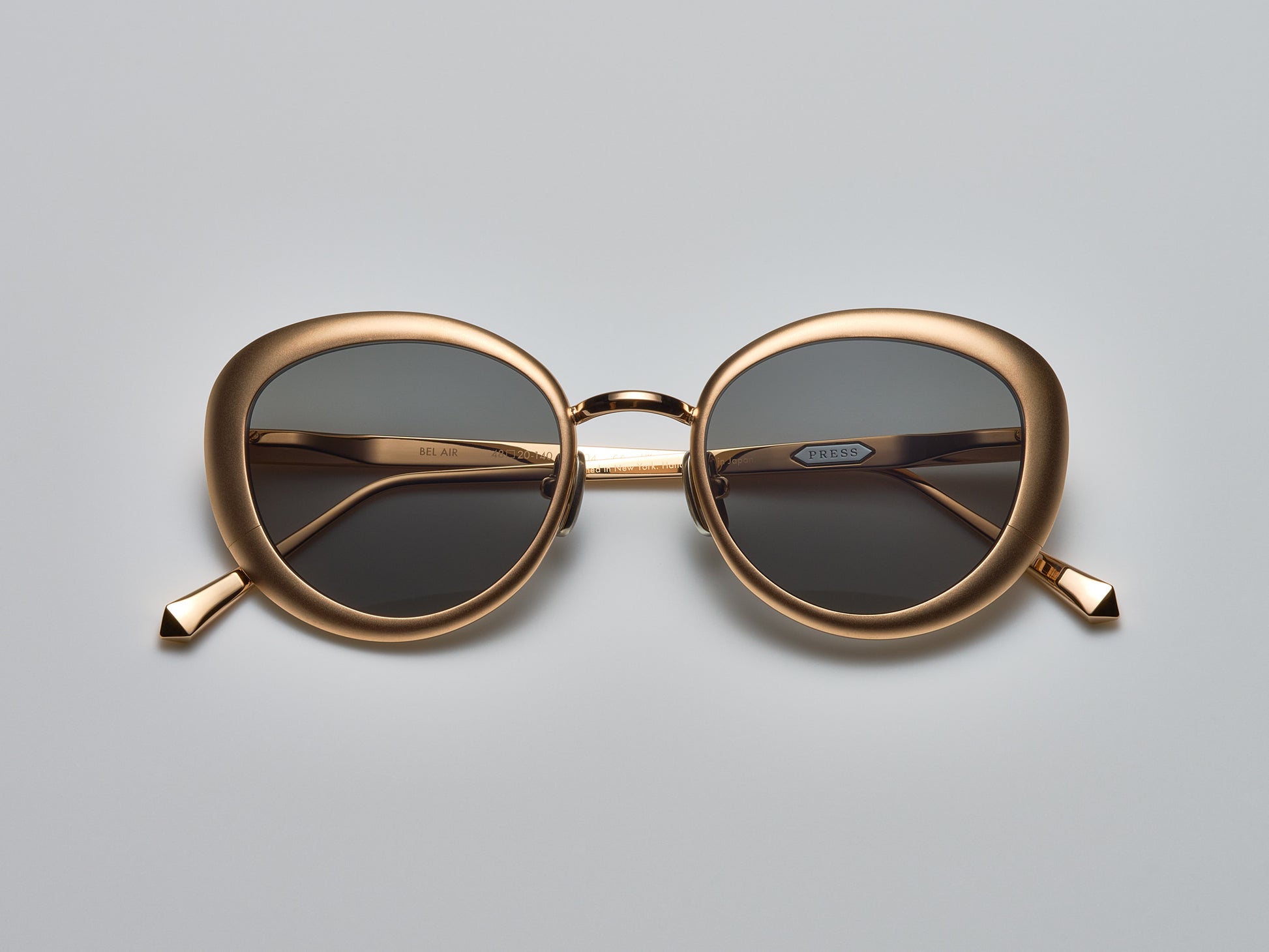 Bel Air Matte Rose Gold / Shiny Rose Gold - ST004 #color_matte-rose-gold-shiny-rose-gold-st004