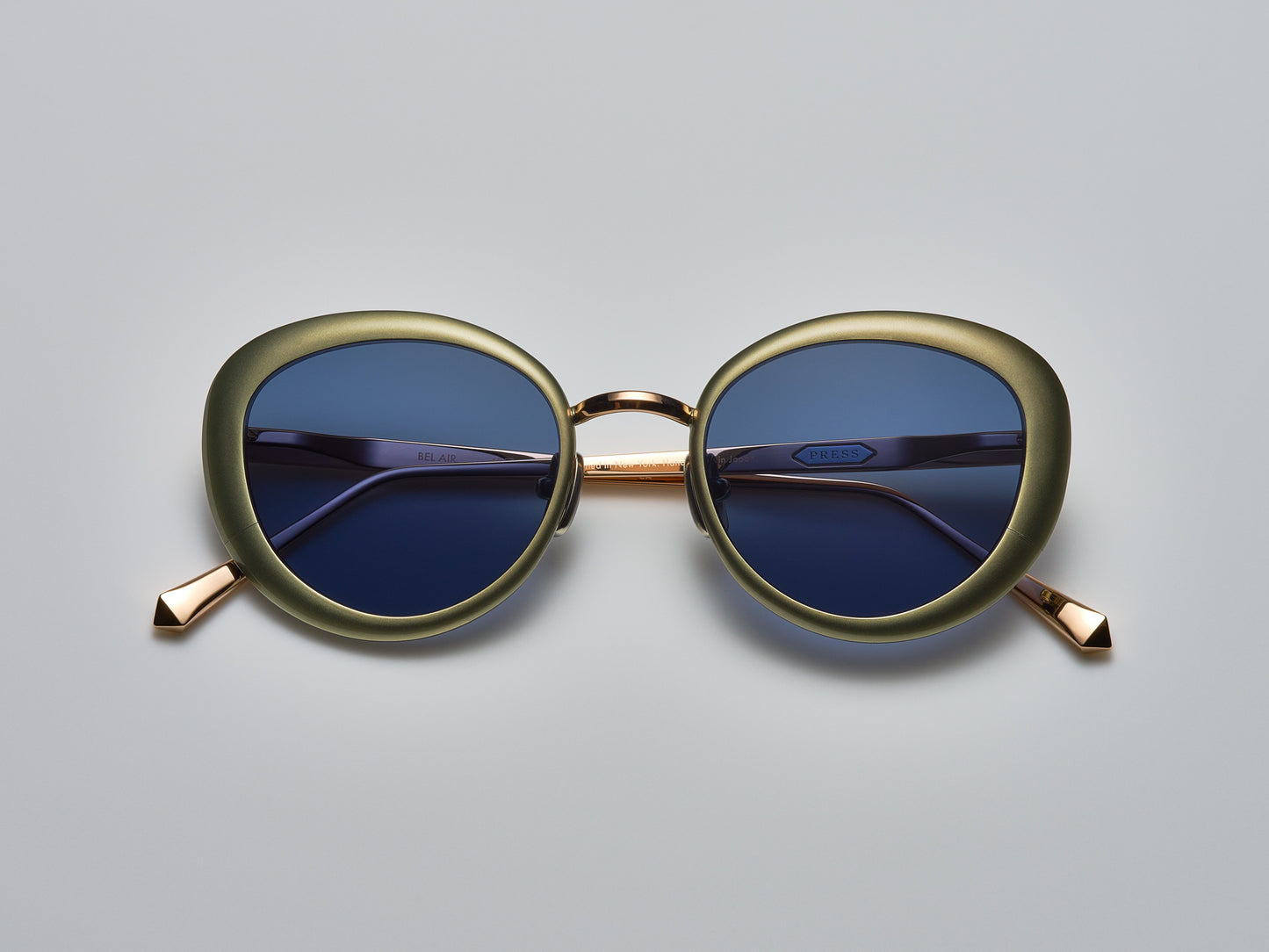 Bel Air Matte Cascade Green / Shiny Rose Gold - ST005 #color_matte-cascade-green-shiny-rose-gold-st005