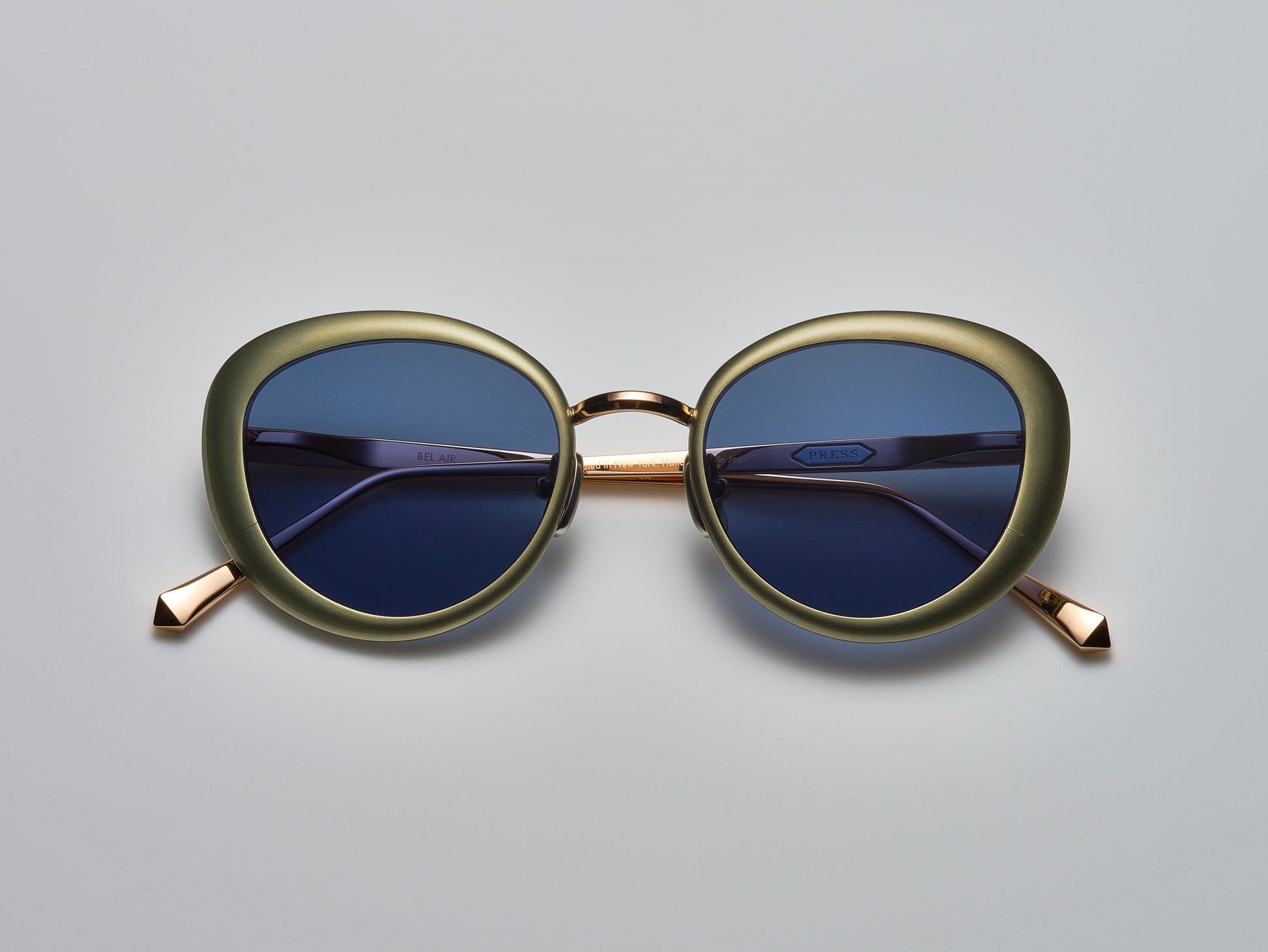 Bel Air Matte Cascade Green / Shiny Rose Gold - ST005 #color_matte-cascade-green-shiny-rose-gold-st005
