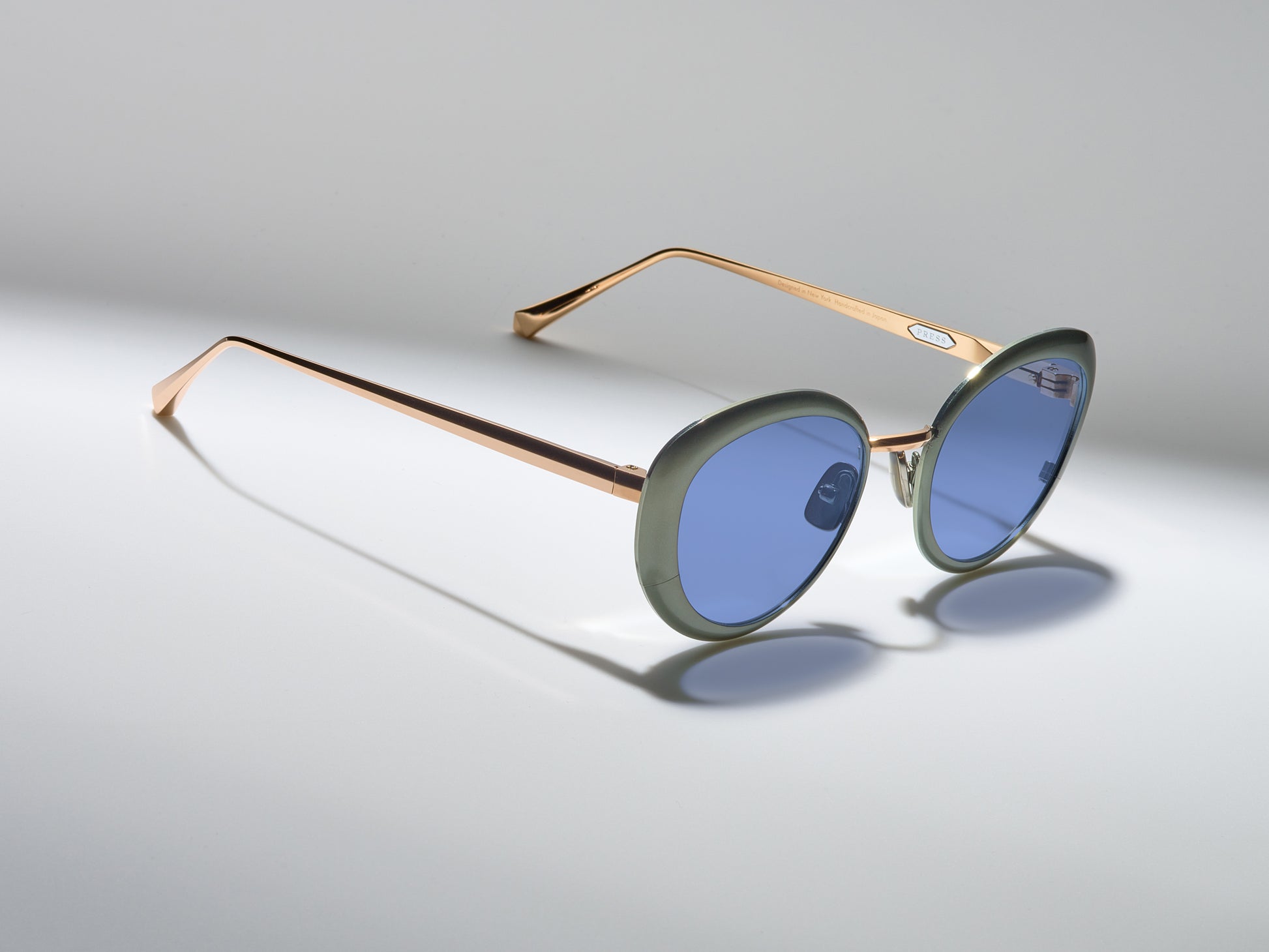 Bel Air Matte Cascade Green / Shiny Rose Gold - ST005 #color_matte-cascade-green-shiny-rose-gold-st005