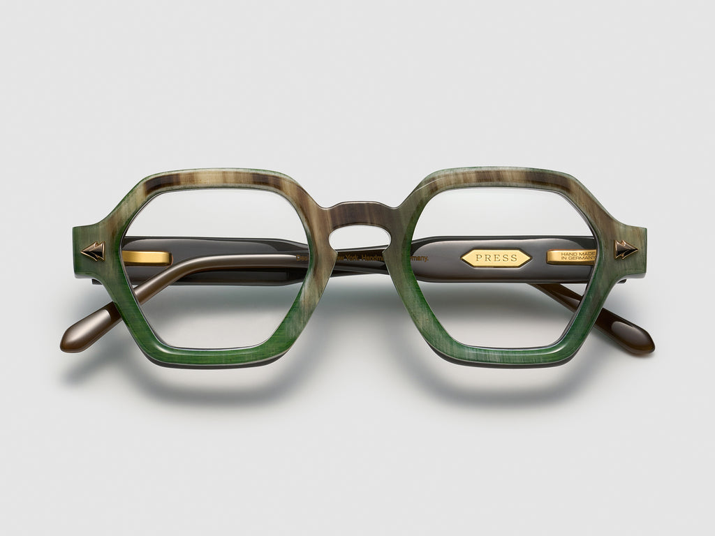 Birth Horn Optical Green Oak - JP035 #color_green-oak-jp035