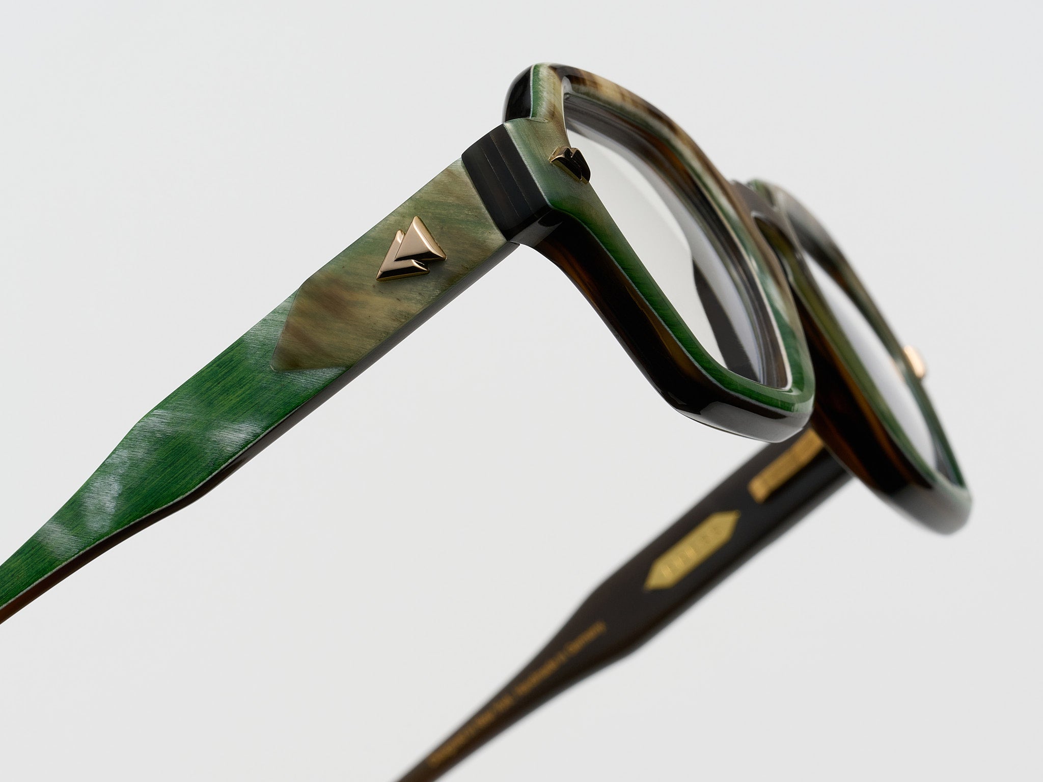 Birth Horn Optical Green Oak - JP035 #color_green-oak-jp035