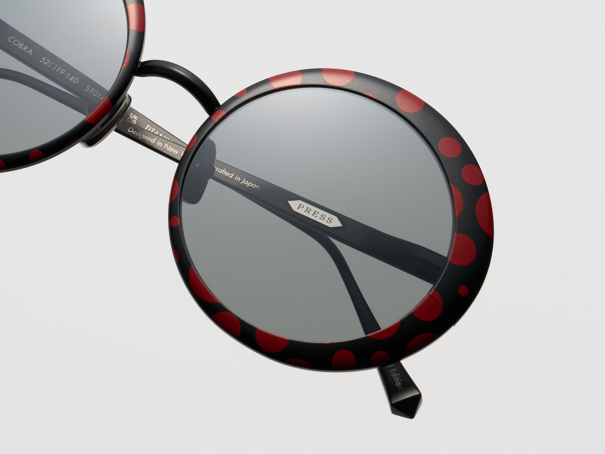 Cobra Dotty Black / Red - ST014 #color_black-red-st014