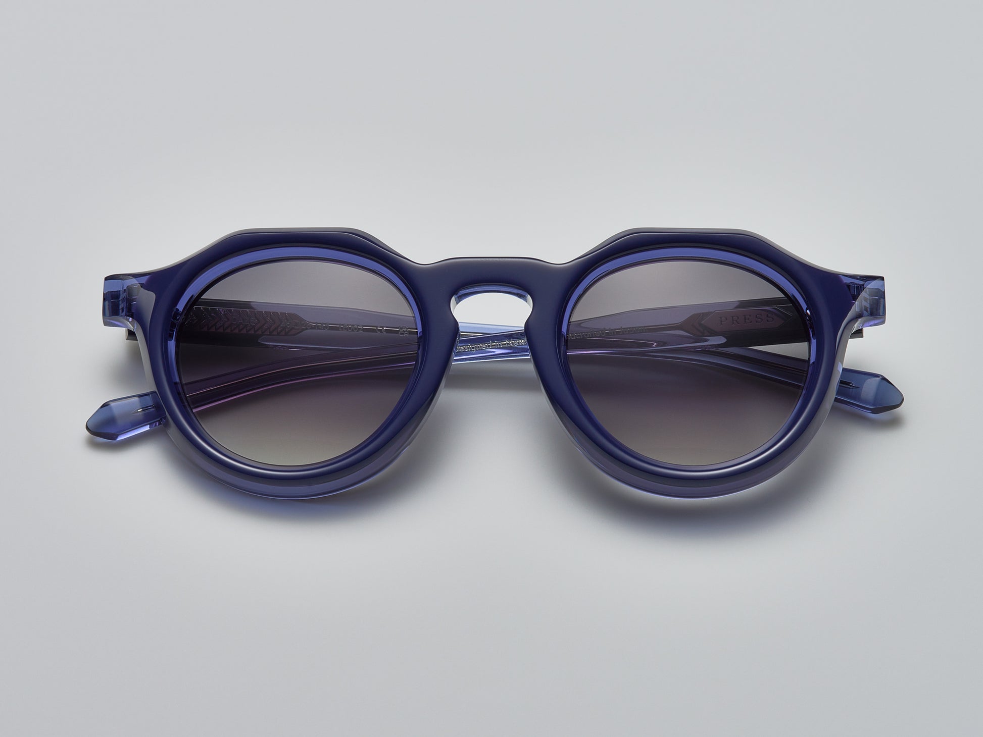 Daze Blue / Blue Crystal / Silver - LE002 #color_blueprint-le002