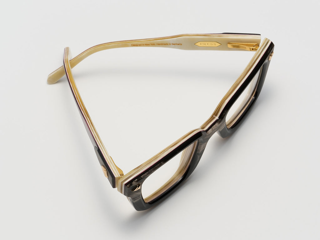 Electric Horn Optical Black Rouge - JP025 #color_black-rouge-jp025