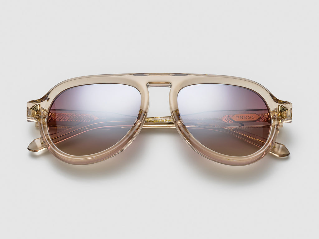 Harlem Square Nude / Gold - PU002 #color_nude-gold-pu002