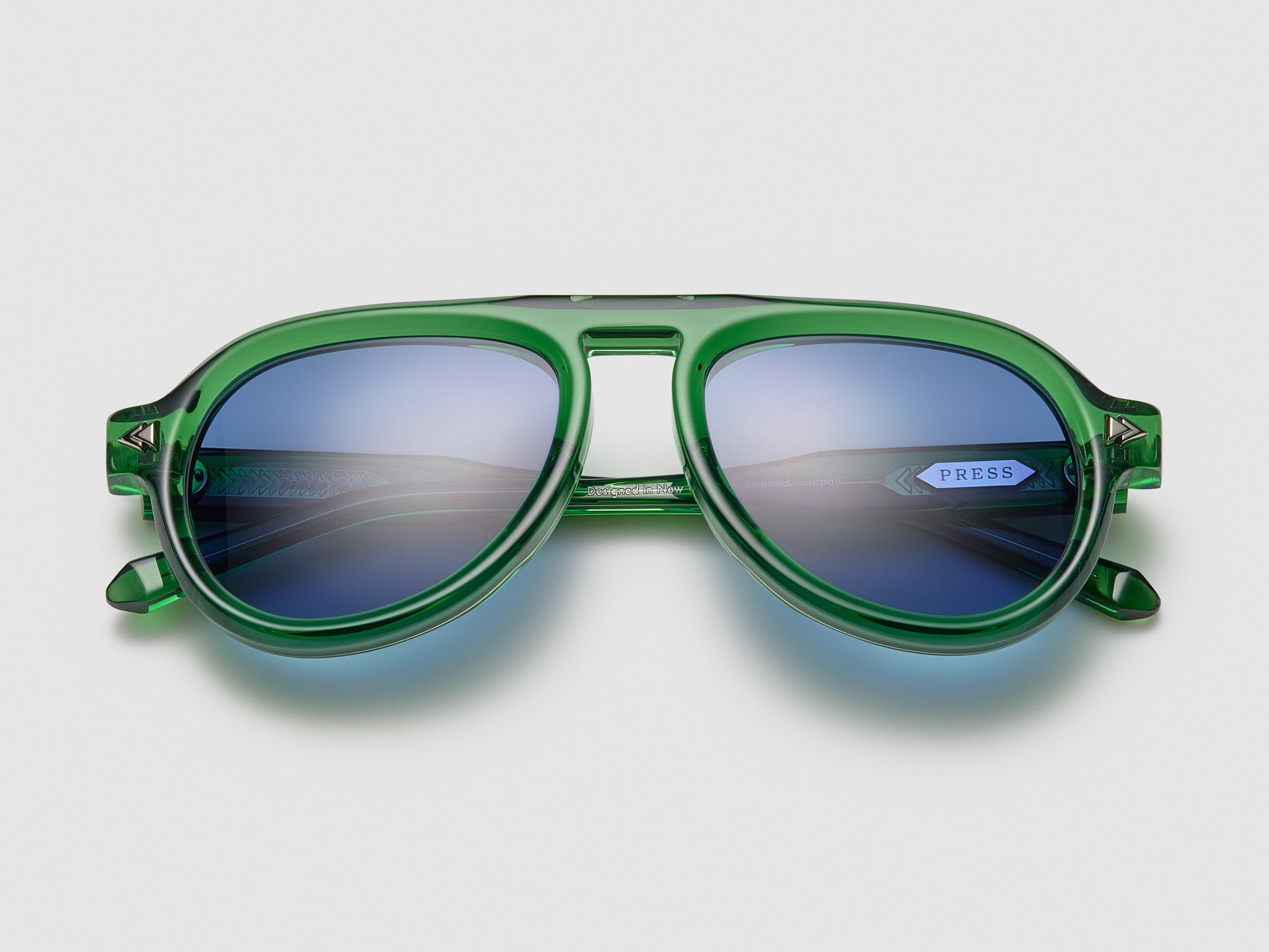 Harlem Square Grasshopper / Silver - PU004 #color_grasshopper-silver-pu004