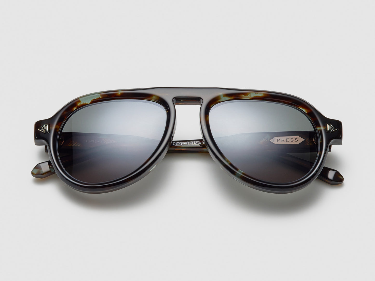 Harlem Square Noir / Silver - PU005 #color_noir-silver-pu005