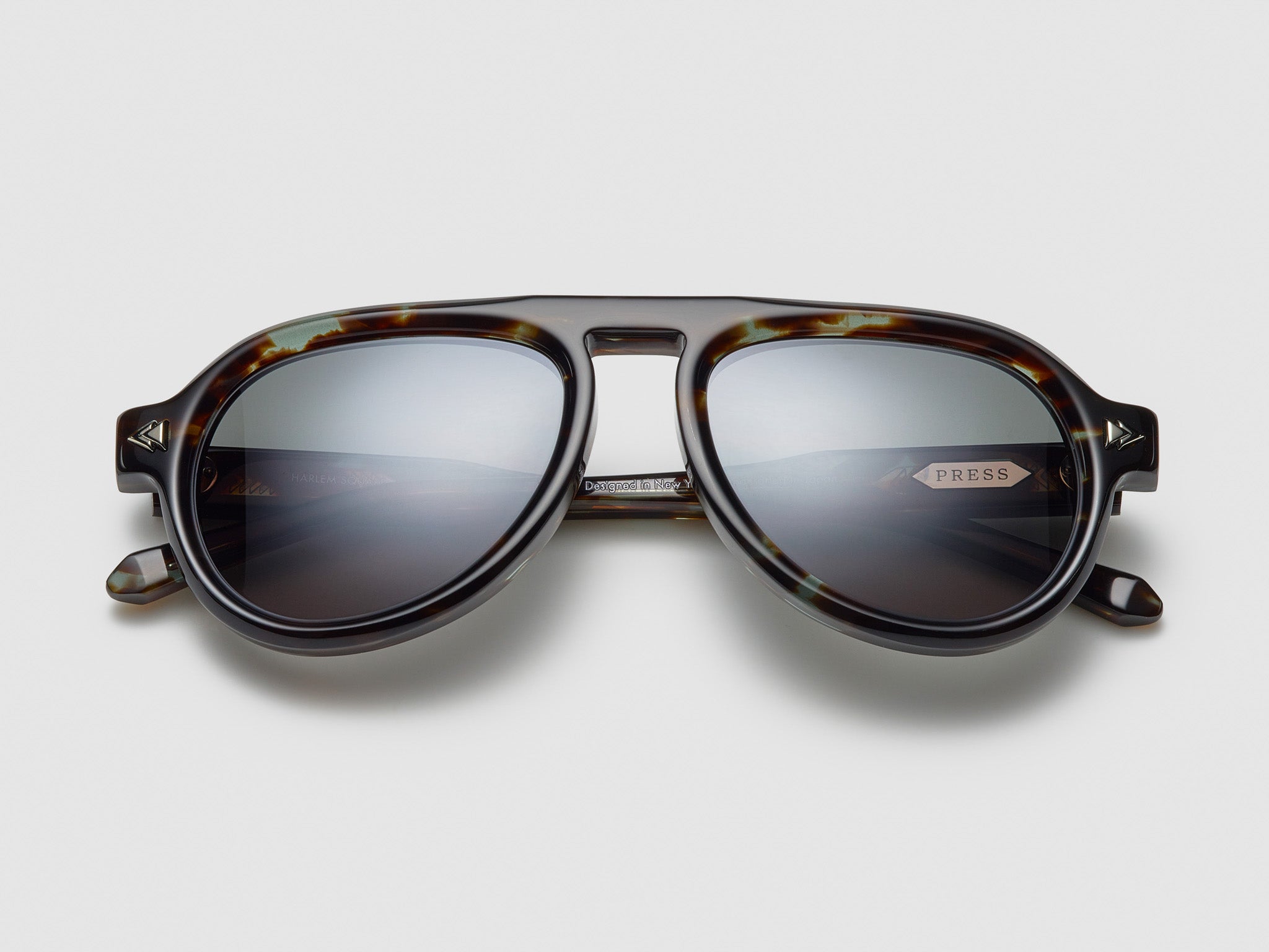 Harlem Square Noir / Silver - PU005 #color_noir-silver-pu005